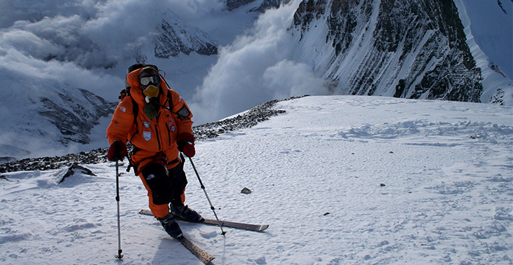 Everest’ten Kayakla İnmek!