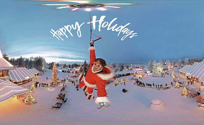 Rengeyiklerine Paydos! Artık Noel Baba “Drone” Kullanıyor!